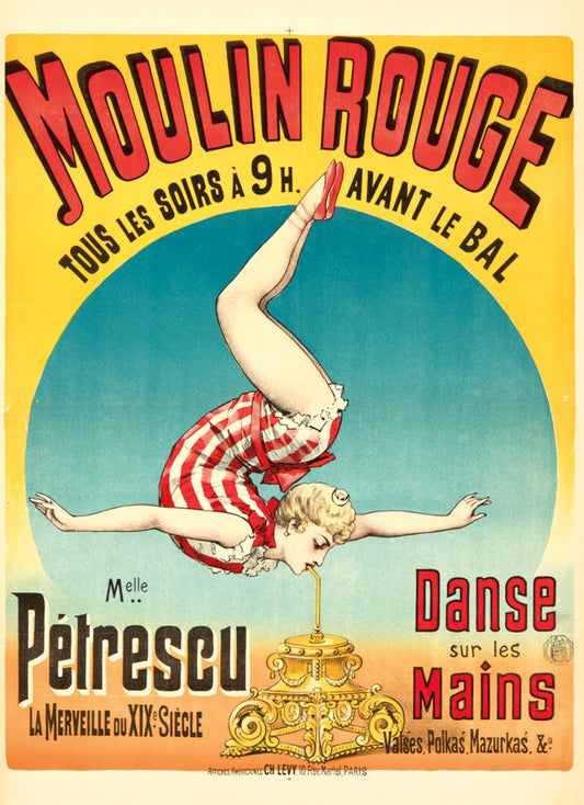 Moulin Rouge Danse Sur Le Mains