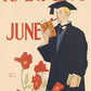 Harpers June Flowers Vintage Magazine Print
