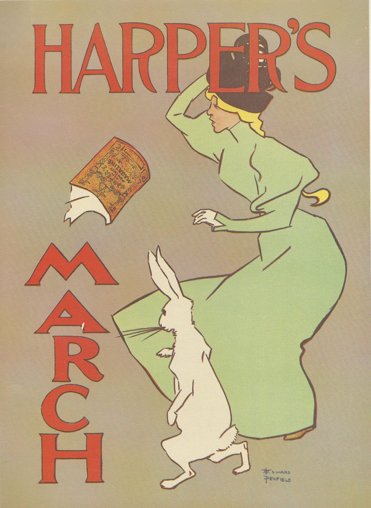 Harpers March Edward Penfield Vintage Poster