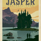 Jasper National Park Vintage Poster