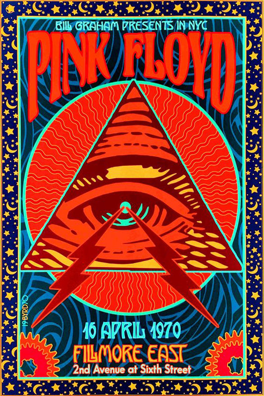 Pink Floyd Concert Vintage Marquee  Poster