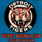 1963 Detroit Tigers Vintage Baseball Art