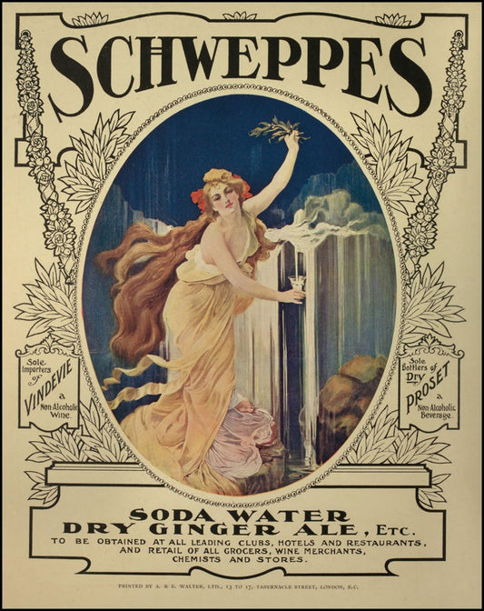 Schweppes Vintage Poster 1908