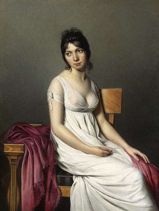 1798 Portrait of a Young Woman in White