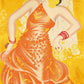 Spanish Dancing Woman Vintage Poster
