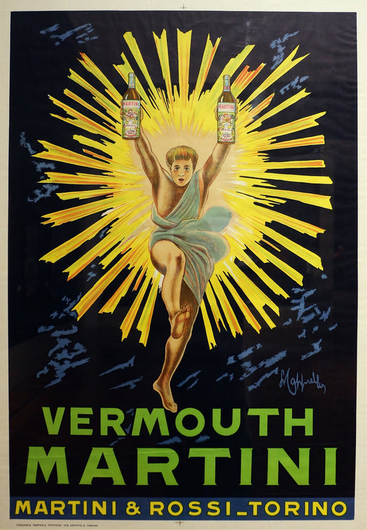 Vermouth Martini Vintage Poster Ad