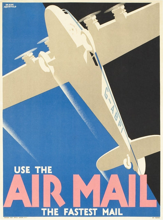 Airplane Vintage Poster