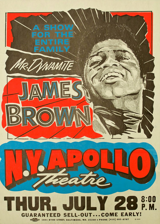 James Brown Vintage Poster