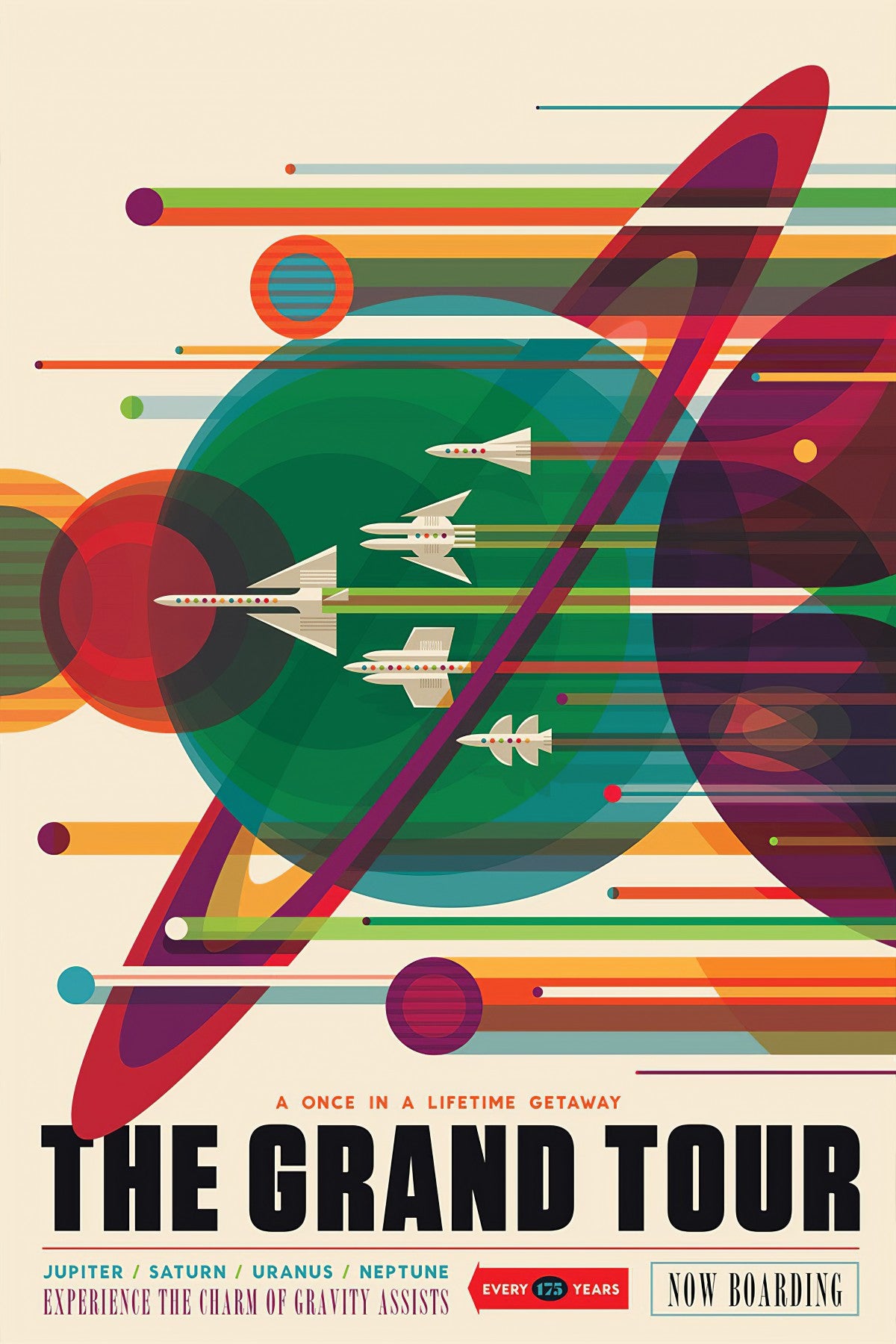 Visions of the Future NASA space exploration poster