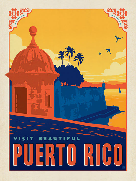 Visit Beautiful Puerto Rico poster