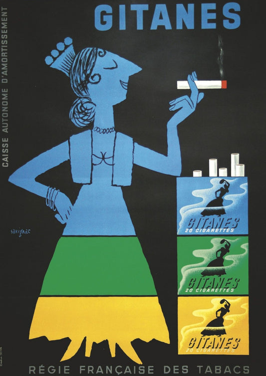 Vintage Poster for Gitanes French