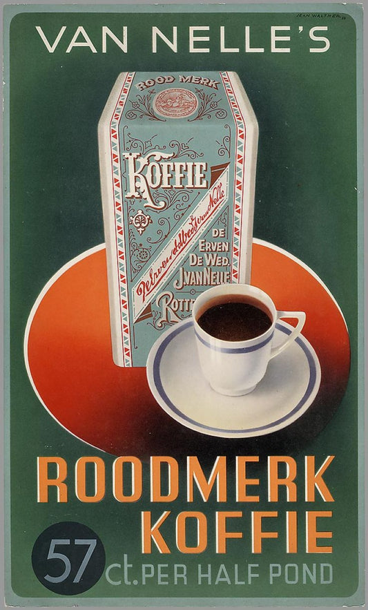 Vintage poster for Van Nelle Roodmerk Koffie