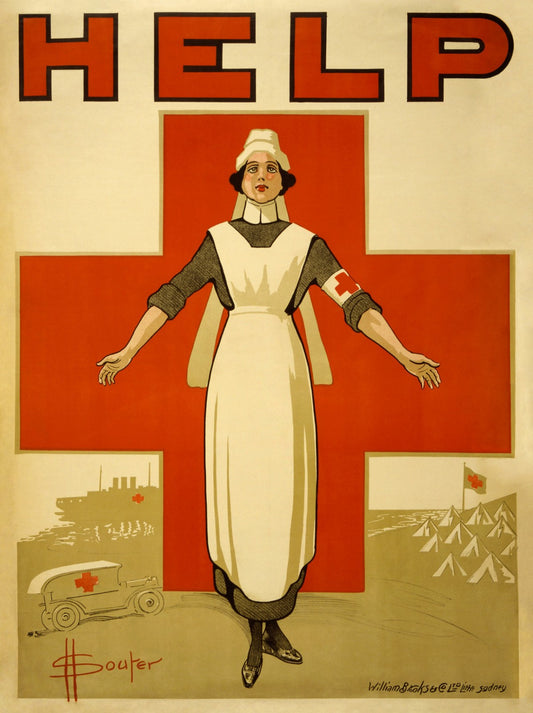 World War Propaganda Vintage Poster