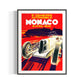Monaco Grand Prix Vintage Print