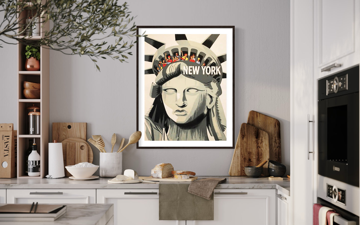 Statue of Liberty Vintage Print