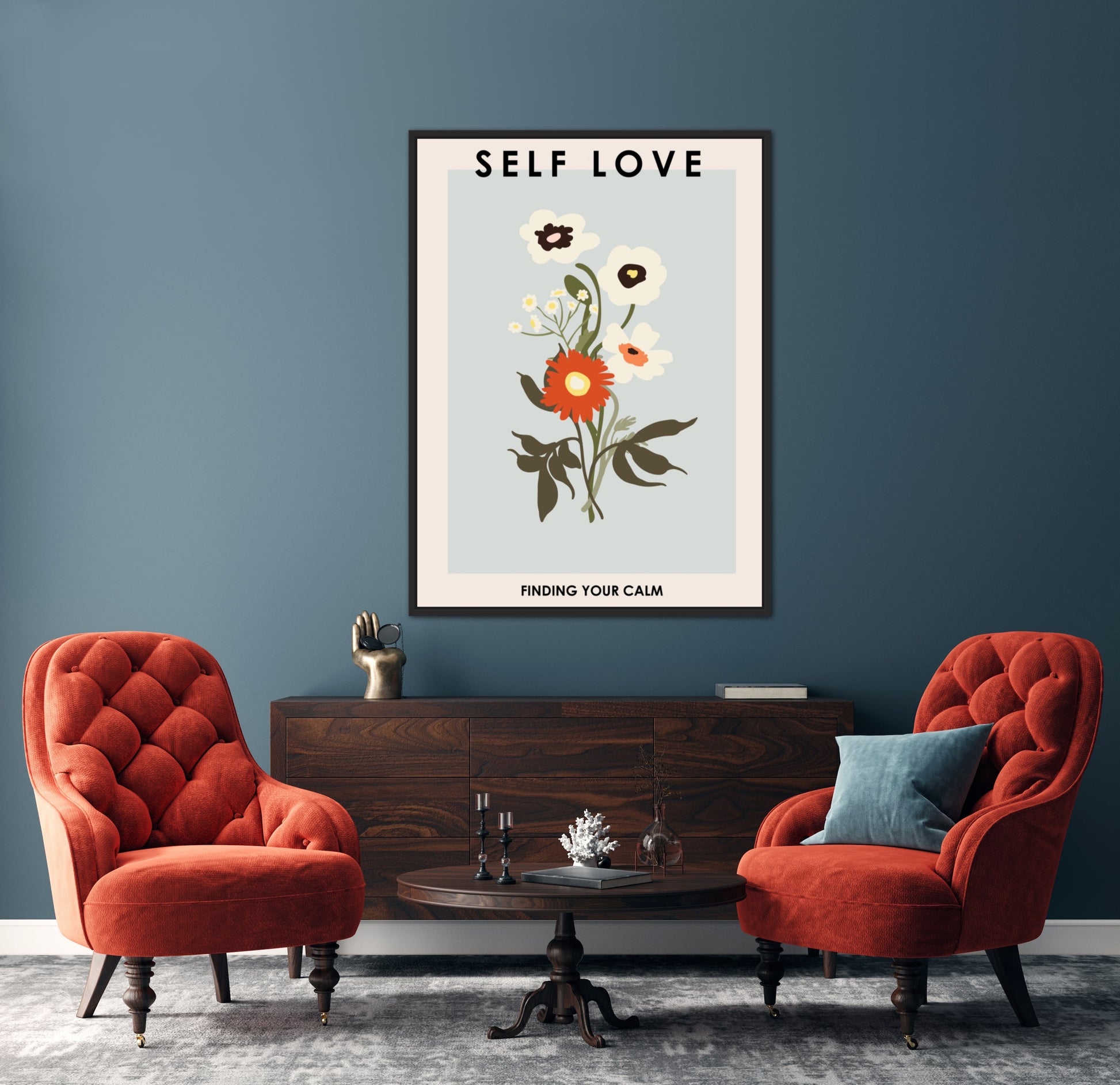 Self Love Flower Market Print Poster