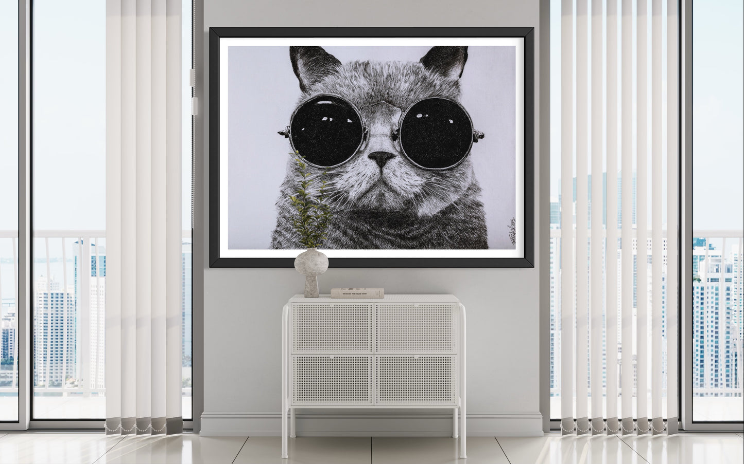 The Cat With Glasses