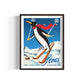 Stoos Ski Vintage Winter Print