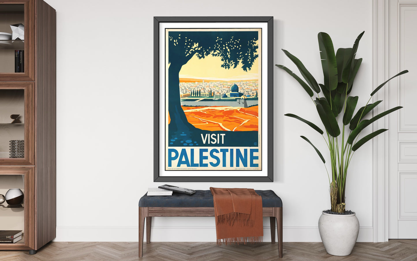 Palestine Vintage Travel Poster