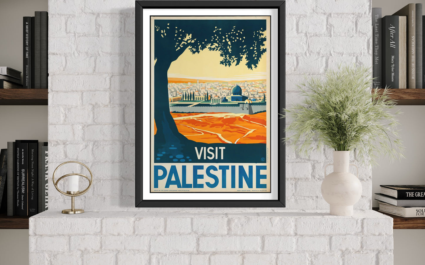 Palestine Vintage Travel Poster