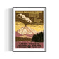 Vintage Travel Poster Lassen Volcanic National Park
