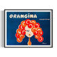 Orangina Vintage Ad Poster