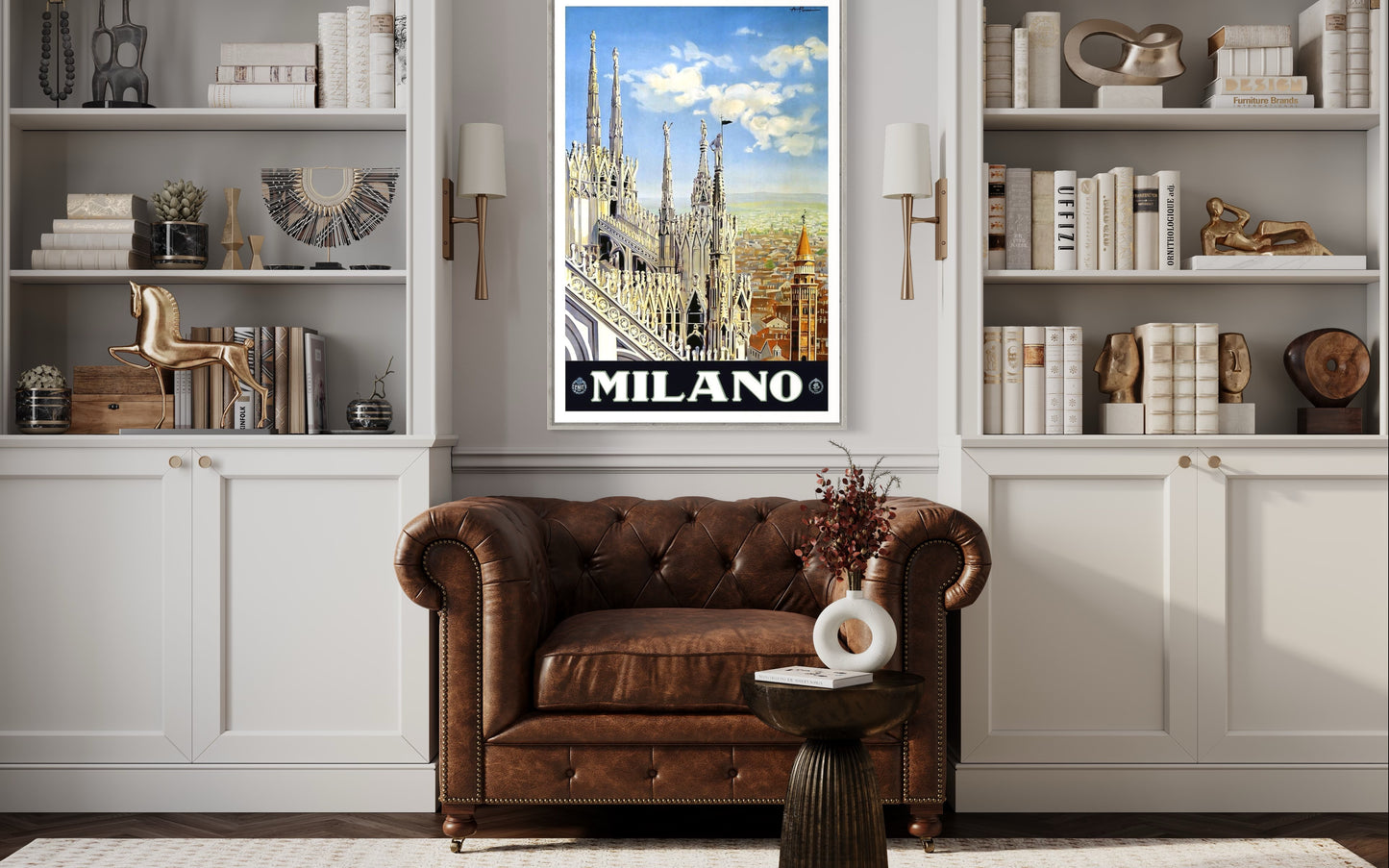 Milano Vintage Travel Poster