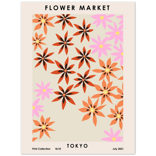 Tokyo Flower Market Print