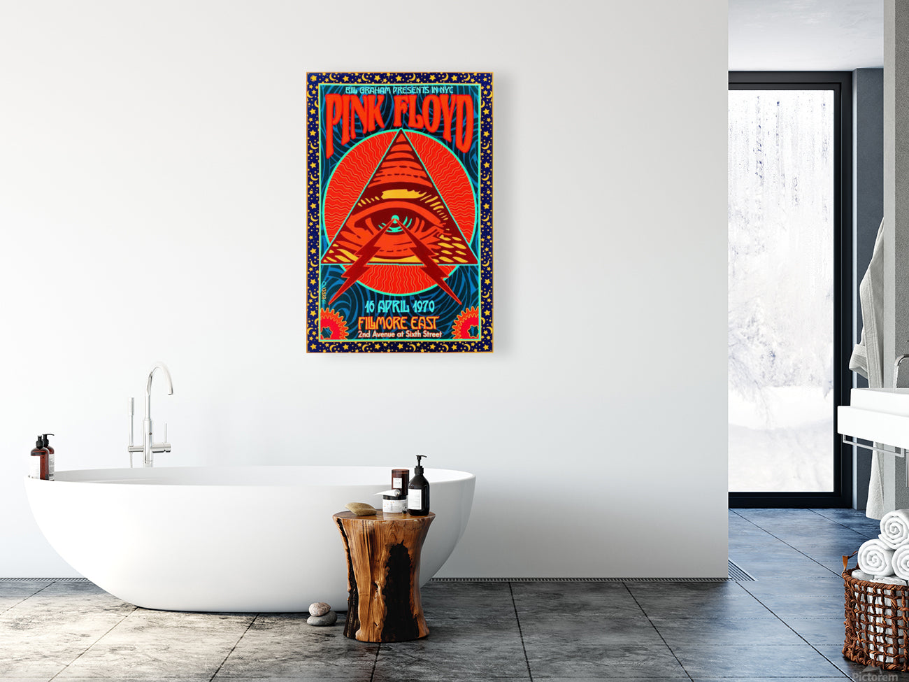 Pink Floyd Concert Vintage Marquee  Poster