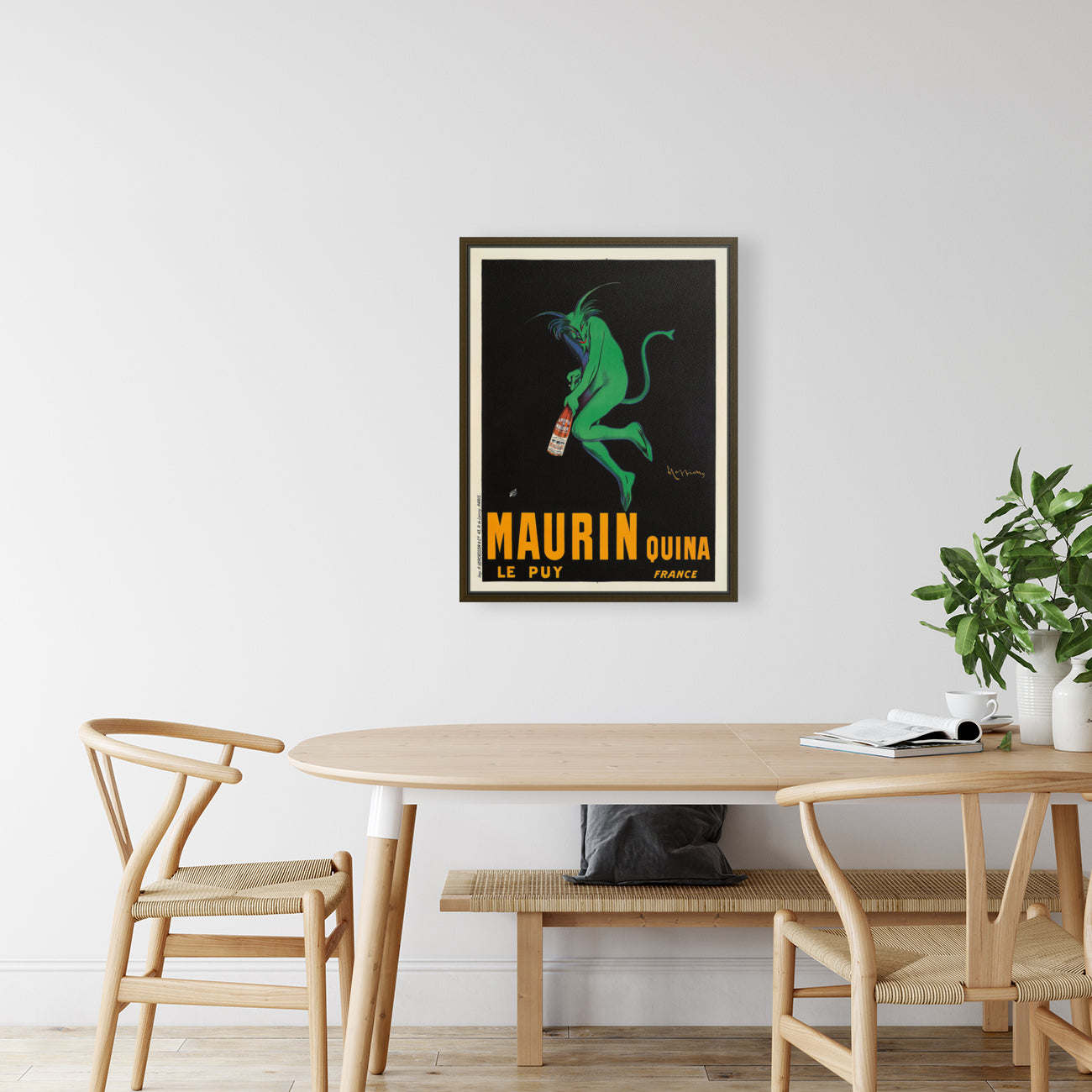 Maurin Quina Demon Vintage Ad Poster
